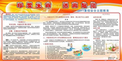 暑期安全主題教育海報(bào)展板制作指南 選材、設(shè)計(jì)與供應(yīng)商選擇
